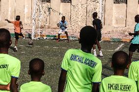 EGYPT-CAIRO-YOUNG REFUGEES-FOOTBALL ACADEMY