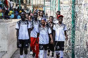 EGYPT-CAIRO-YOUNG REFUGEES-FOOTBALL ACADEMY