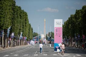 Paris 2024 - Grey Zone Security Perimeter Ahead Of Paris Olympic Games - Paris