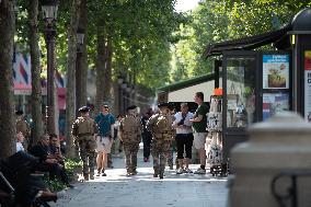 Paris 2024 - Grey Zone Security Perimeter Ahead Of Paris Olympic Games - Paris