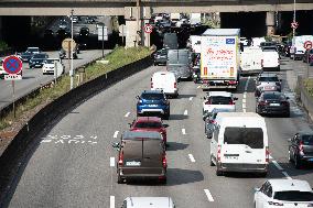 Paris 2024 - Reserved Lane On Paris Ring Road - Paris