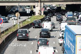 Paris 2024 - Reserved Lane On Paris Ring Road - Paris