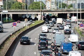 Paris 2024 - Reserved Lane On Paris Ring Road - Paris