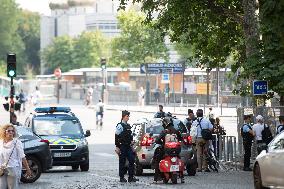 Paris 2024 - Grey Zone Security Perimeter Ahead Of Paris Olympic Games - Paris