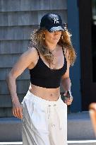 Jennifer Lopez At The Gym - Hamptons