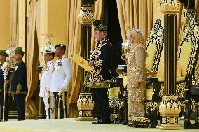 MALAYSIA-KUALA LUMPUR-NEW KING-FORMAL INSTALLATION