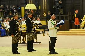 MALAYSIA-KUALA LUMPUR-NEW KING-FORMAL INSTALLATION