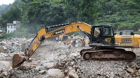 Flash Floods Rescue In Sichuan - China