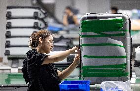 A Smart Luggage Production Line in Suqian