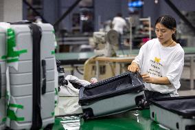 A Smart Luggage Production Line in Suqian