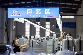 A Smart Luggage Production Line in Suqian