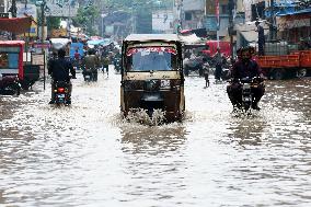 PAKISTAN-KARACHI-HEAVY RAIN