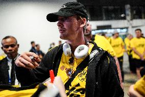 Borussia Dortmund Arrives In Bangkok Ahead Of Friendly Match.