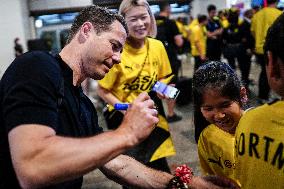 Borussia Dortmund Arrives In Bangkok Ahead Of Friendly Match.