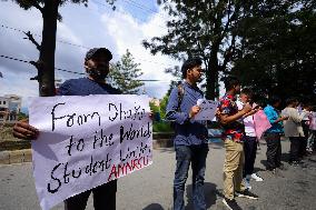 Bangladesh Anti- Quota Protest: Nepali Students Stand In Solidarity With Bangladeshi Protestors