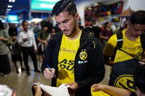 Borussia Dortmund Arrives In Bangkok Ahead Of Friendly Match.