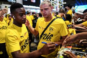 Borussia Dortmund Arrives In Bangkok Ahead Of Friendly Match.