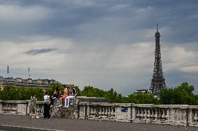 Daily Life In Paris On The Eve Of The Olympics