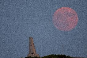 Full Buck Moon In Otranto, Italy