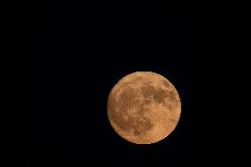 Full Buck Moon In Otranto, Italy