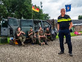 The 106th Edition Of The International Four Days Marches Organized In Nijmegen.