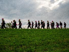 The 106th Edition Of The International Four Days Marches Organized In Nijmegen.