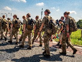 The 106th Edition Of The International Four Days Marches Organized In Nijmegen.