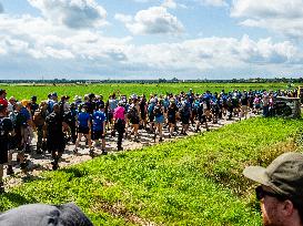 The 106th Edition Of The International Four Days Marches Organized In Nijmegen.