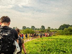 The 106th Edition Of The International Four Days Marches Organized In Nijmegen.