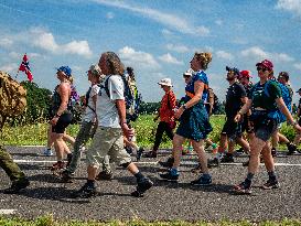 The 106th Edition Of The International Four Days Marches Organized In Nijmegen.