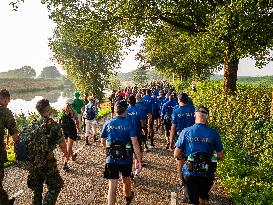 The 106th Edition Of The International Four Days Marches Organized In Nijmegen.