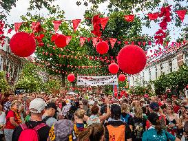 The 106th Edition Of The International Four Days Marches Organized In Nijmegen.