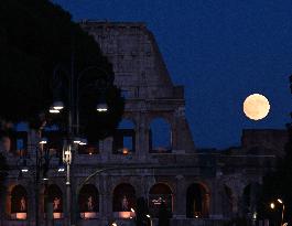 ITALY-ROME-FULL MOON