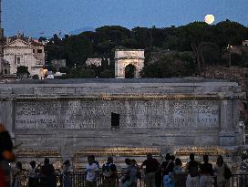 ITALY-ROME-FULL MOON