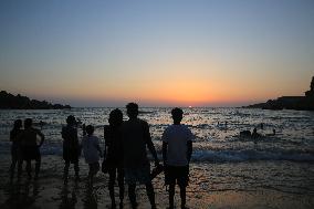 MALTA-MGARR-BEACH-SUNSET