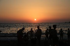 MALTA-MGARR-BEACH-SUNSET