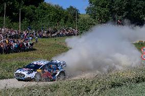 Rally race - Fia World Rally Championship  WRC Tet Rally Latvia 2024