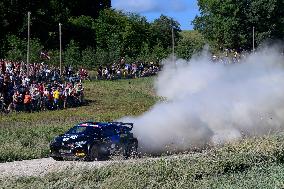 Rally race - Fia World Rally Championship  WRC Tet Rally Latvia 2024