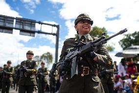 Colombia 214 Years of Independence Military Parade