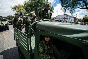 Colombia 214 Years of Independence Military Parade