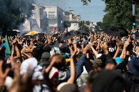 Demonstration In La Rochelle Against Mega-basins: Clashes Between Black Blocs And Police