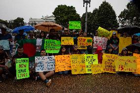 Save Bangladeshi Students Rally In Front Of The White House, Washington DC, USA