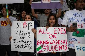 Save Bangladeshi Students Rally In Front Of The White House, Washington DC, USA