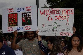 Save Bangladeshi Students Rally In Front Of The White House, Washington DC, USA