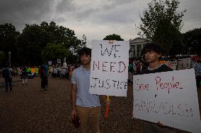 Save Bangladeshi Students Rally In Front Of The White House, Washington DC, USA