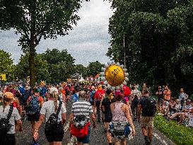 Last Day Of The International Four Days Marches Was Shortened Due To Heat, In Nijmegen.