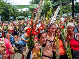 Last Day Of The International Four Days Marches Was Shortened Due To Heat, In Nijmegen.