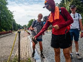 Last Day Of The International Four Days Marches Was Shortened Due To Heat, In Nijmegen.