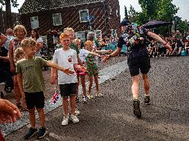 Last Day Of The International Four Days Marches Was Shortened Due To Heat, In Nijmegen.