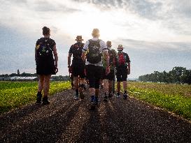 Last Day Of The International Four Days Marches Was Shortened Due To Heat, In Nijmegen.